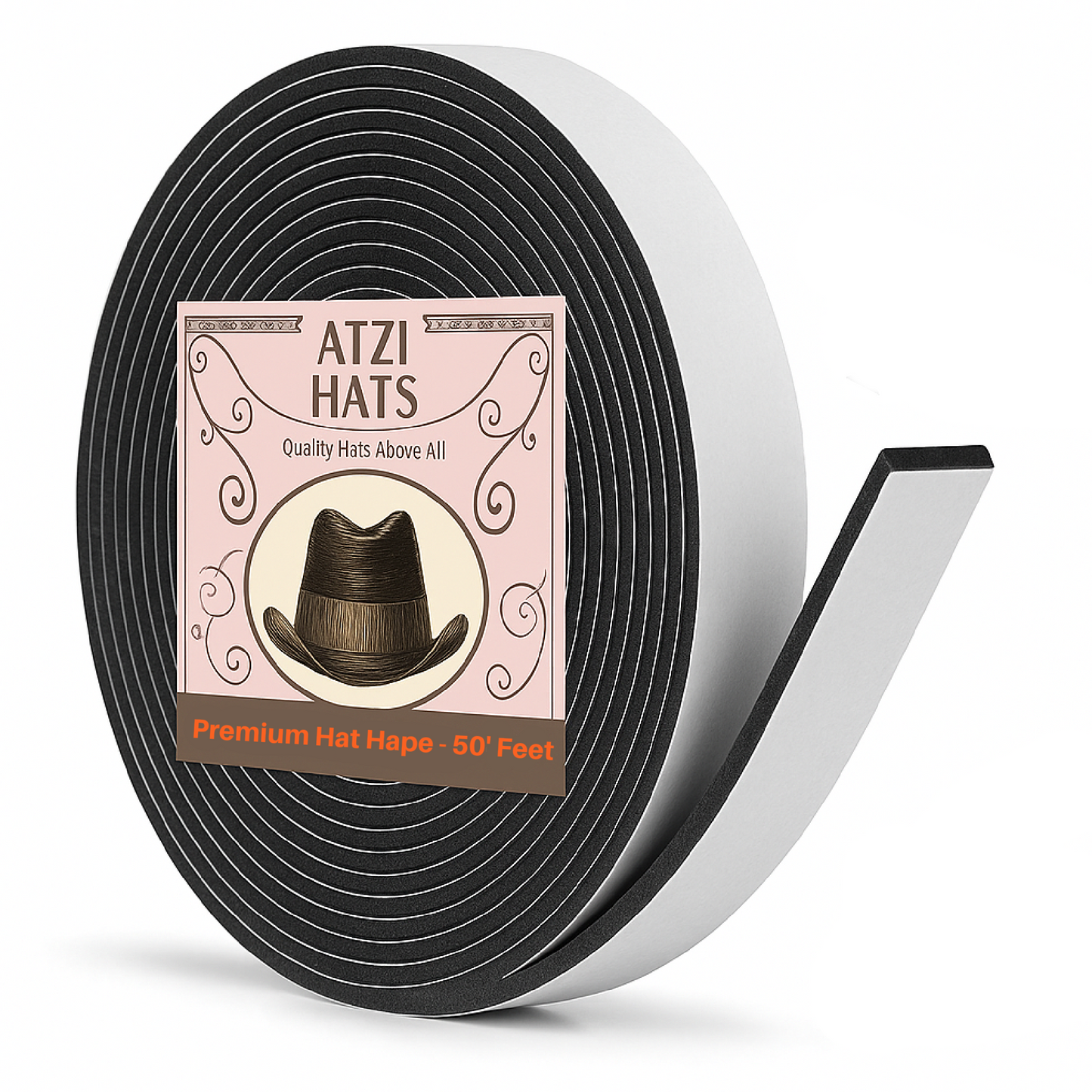Hat Sizing Tape – Reduce Hat Size | 5 ft, 10 ft, 25 ft, 50 ft, 100 ft