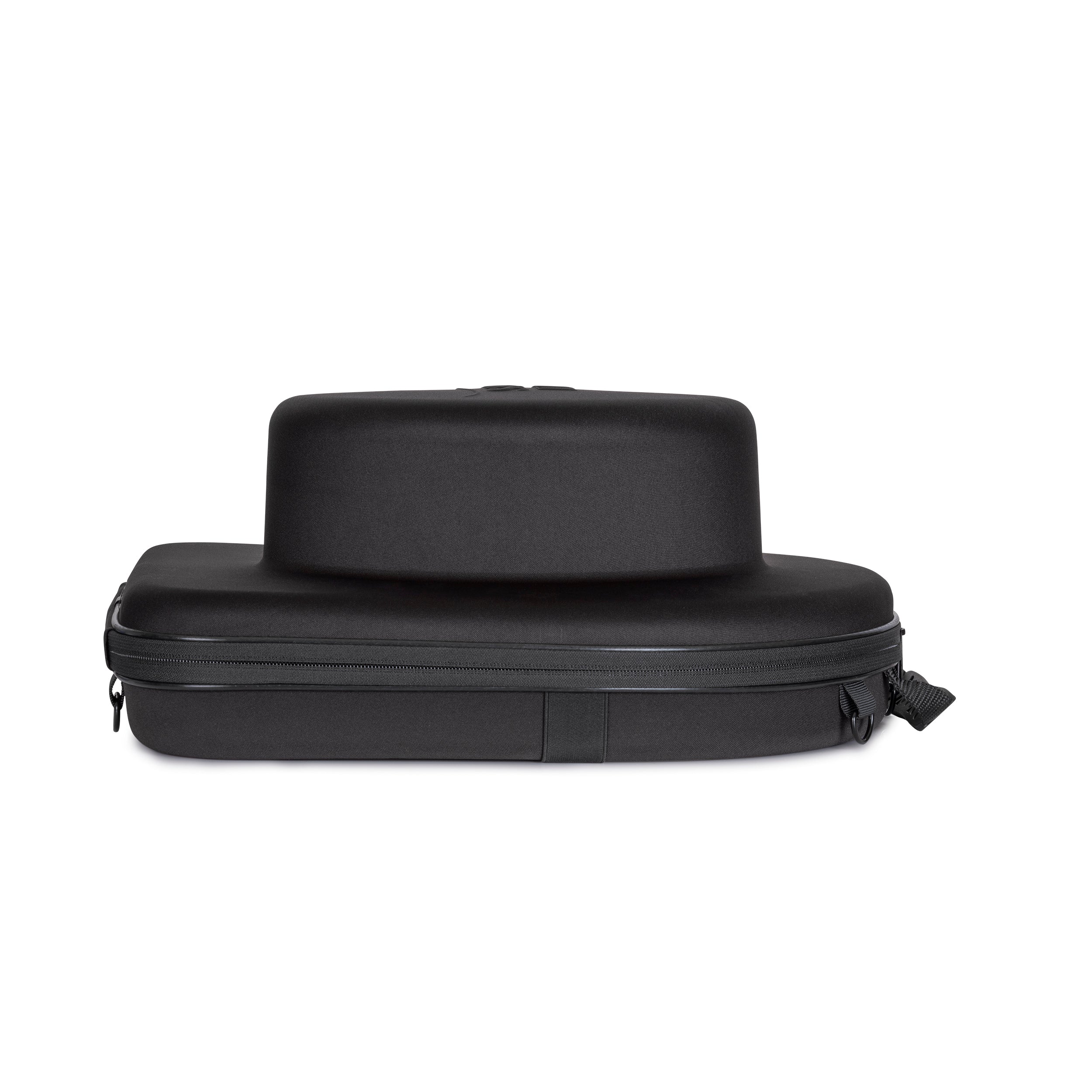 Loyalheartdy Hat Box Black EVA Simple Dustproof Design Travel Hat Case W/  Adjustable Strap for Most Panama, Bowler Hats