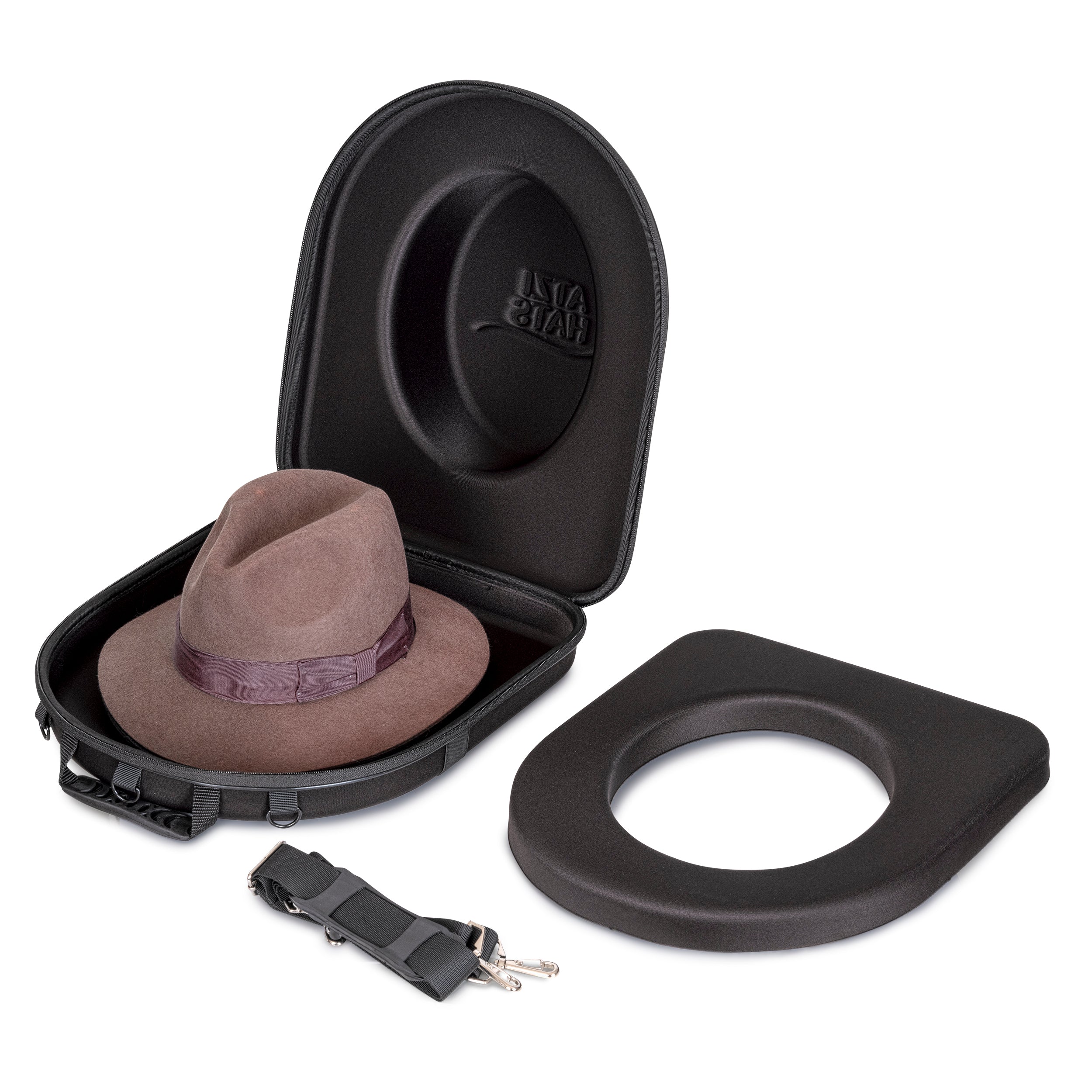 Atzi Hats Cowboy Hat Box Large Travel Crush-Proof Wide Brim Western Fedora  Case Universal Size Hat Carrier for Most Hats Carry-On Hat Bag Travelling  Hat Boxes Cowgirl Hats Care - The Western 